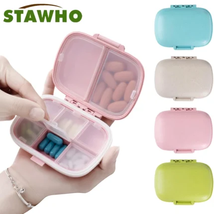 8 Compartments Travel Pill Organizer