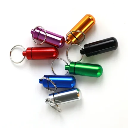 Waterproof Aluminum Mini Portable Pill Box